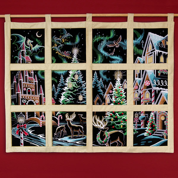 Reindeer & Gingerbread Christmas Scene II - Panel 2 - Image 11