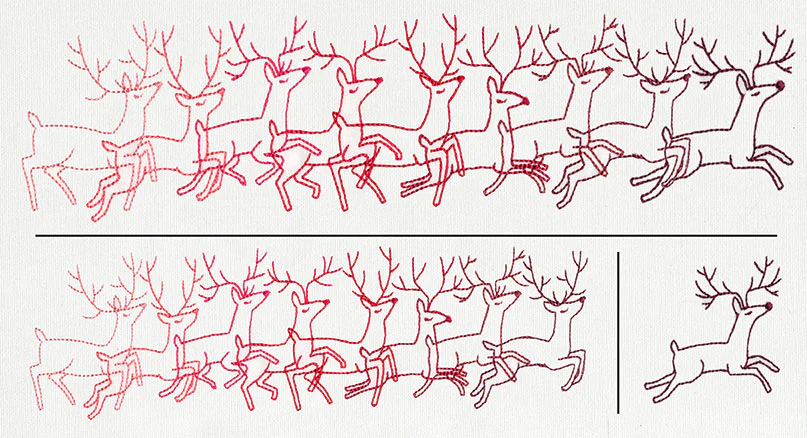 Reindeer Rainbow (Split)