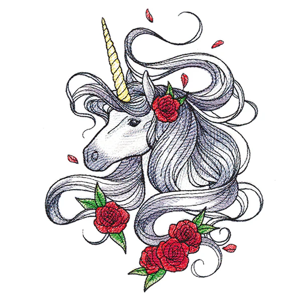 Romantic Roses Unicorn - Image 3