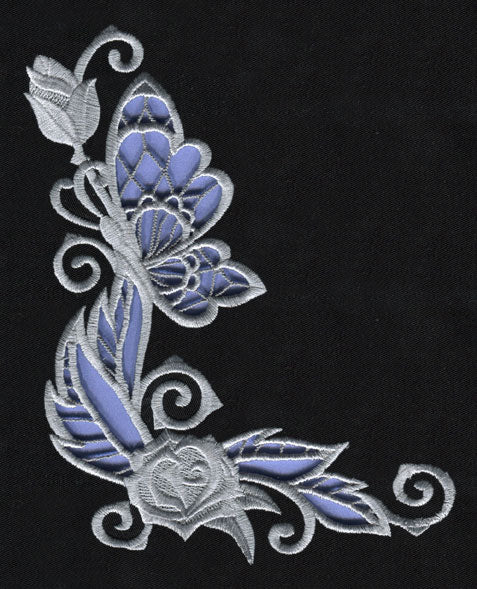 Rose & Bone - Corner (Cutwork) - Image 4