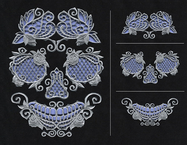 Rose & Bone - Skull (Cutwork) (Split) - Image 2
