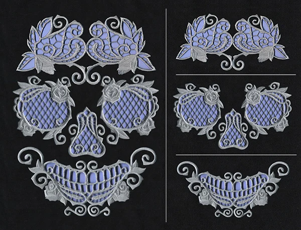 Rose & Bone - Skull (Cutwork) (Split) - Image 4