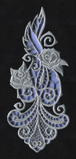 Rose & Bone - Sleeve Accent (Cutwork) - Image 2