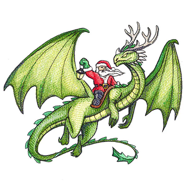 Santa and His Christmas Dragon - Image 3