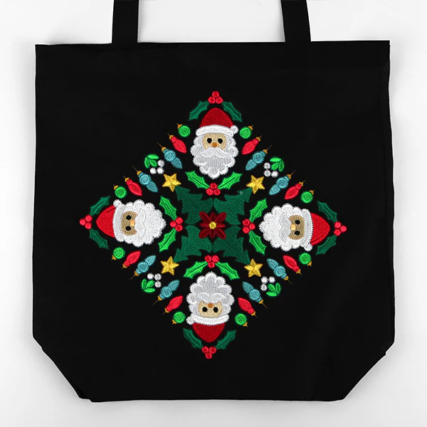 Santa Kaleidoscope Square - Image 4