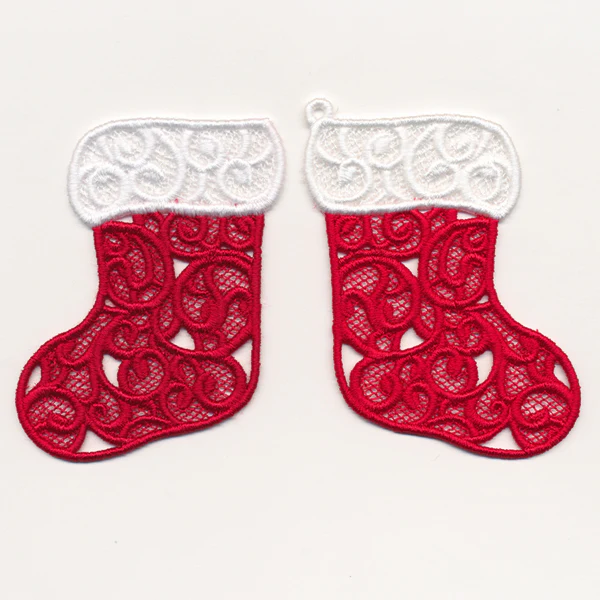 Santa's Stocking (Lace) - Image 2