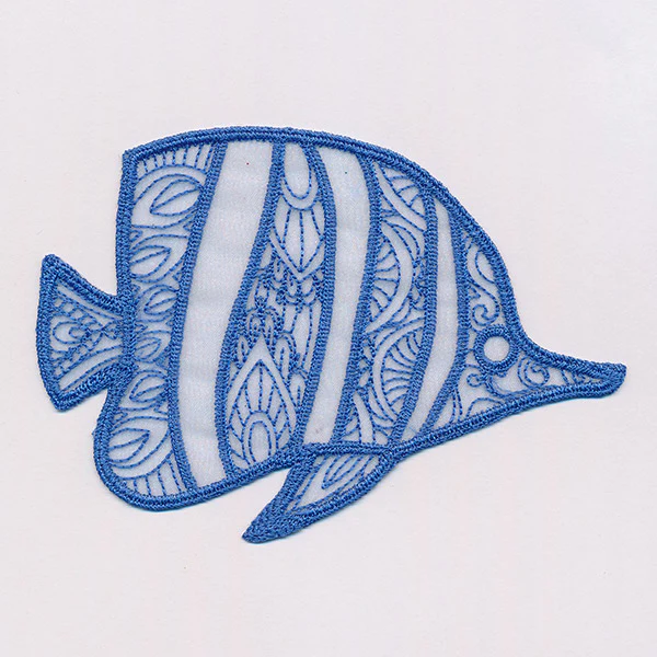 Sea Glass - Butterflyfish (Freestanding Organza) - Image 3