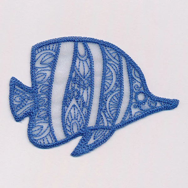 Sea Glass - Butterflyfish (Freestanding Organza) - Image 5