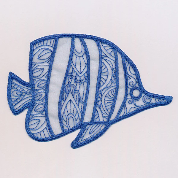 Sea Glass - Butterflyfish (Freestanding Organza) - Image 7