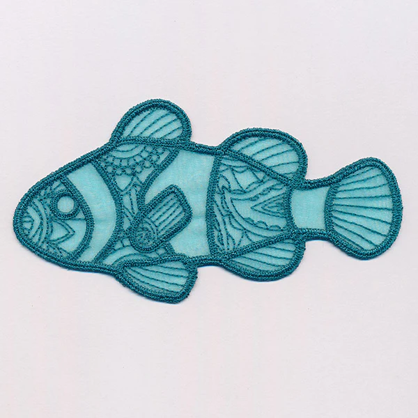 Sea Glass - Clownfish (Freestanding Organza) - Image 3