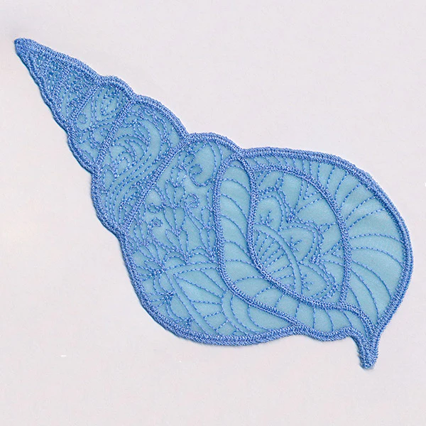 Sea Glass - Conch Shell (Freestanding Organza) - Image 2