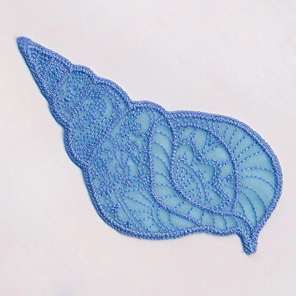 Sea Glass - Conch Shell (Freestanding Organza) - Image 3