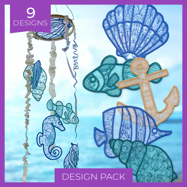 Sea Glass (Freestanding Organza) (Design Pack) - Image 7