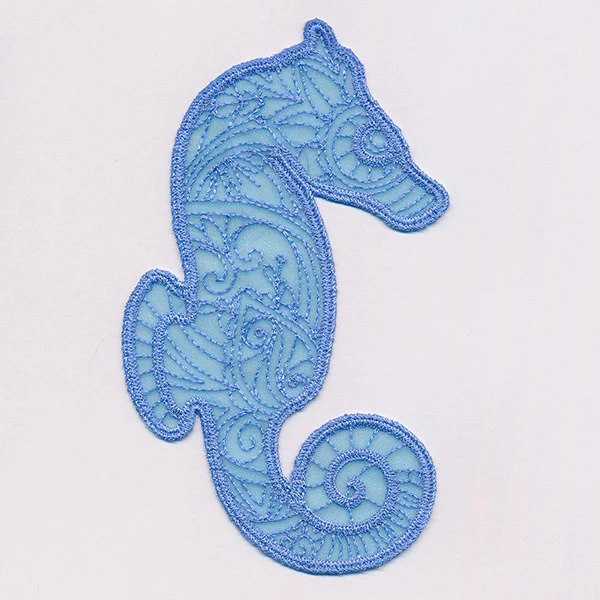 Sea Glass - Seahorse (Freestanding Organza) - Image 3