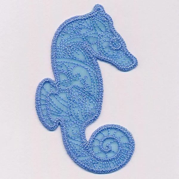 Sea Glass - Seahorse (Freestanding Organza) - Image 5