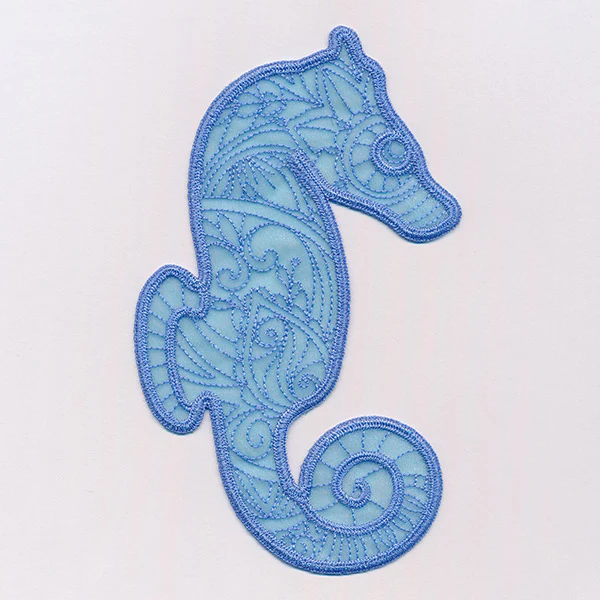 Sea Glass - Seahorse (Freestanding Organza) - Image 7