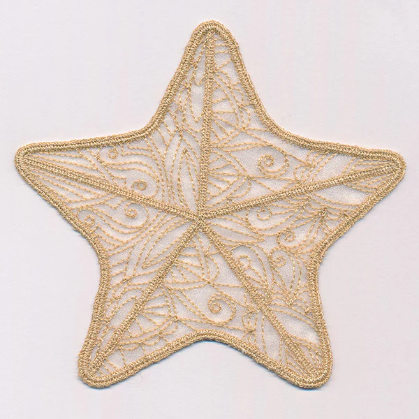 Sea Glass - Starfish (Freestanding Organza) - Image 3
