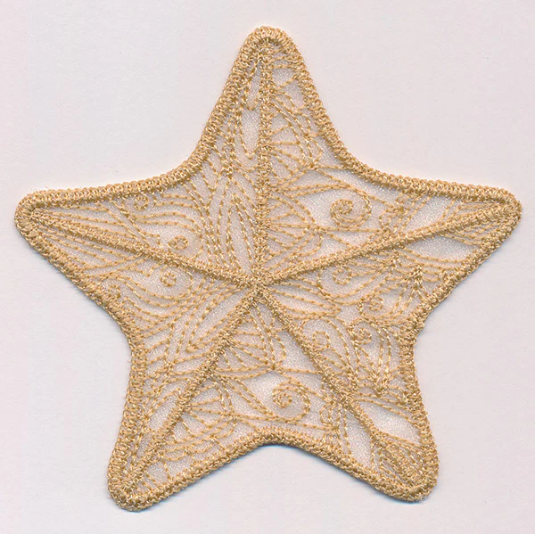 Sea Glass - Starfish (Freestanding Organza) - Image 5