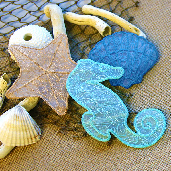 Sea Glass - Starfish (Freestanding Organza) - Image 6