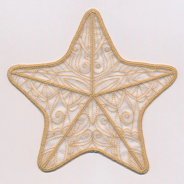 Sea Glass - Starfish (Freestanding Organza) - Image 7