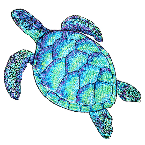 Sea Turtle in Watercolor - Image 3