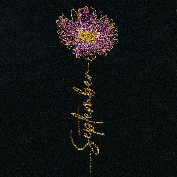September Birth Flower - Aster - Image 3