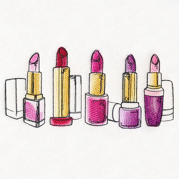 Shades of Pink Lipstick Rainbow - Image 3