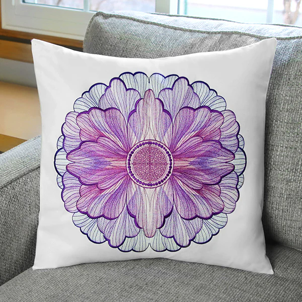 Sheer and Dimensional Quarter View Flower - Image 2