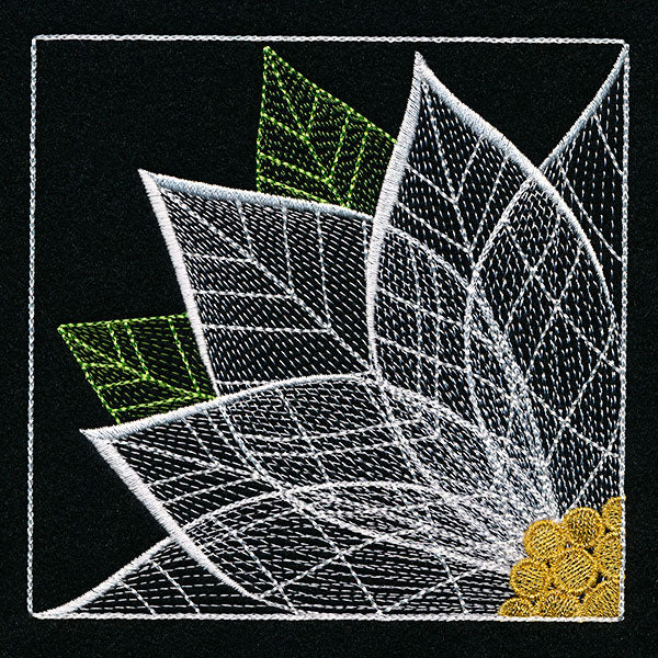 Sheer and Dimensional Quarter View Poinsettia - Image 4