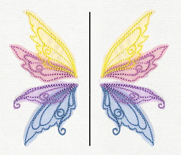 Sheer Magic Wings (Applique) - Image 3