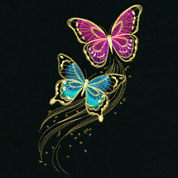 Shimmering Butterfly Trails - Image 3