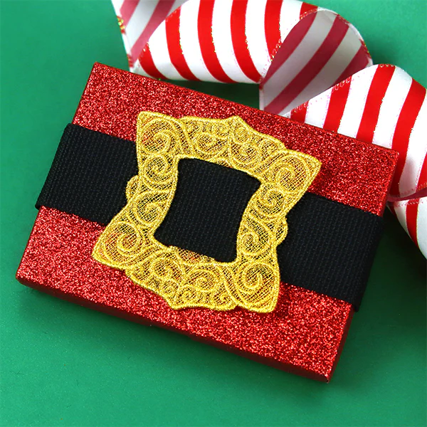 Shimmering Santa Buckle (Lace) - Image 3