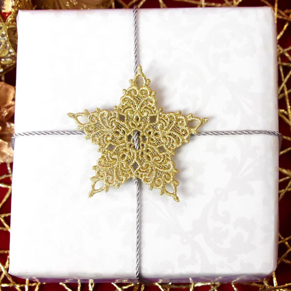Shimmering Star Gift Topper (Lace) - Image 12