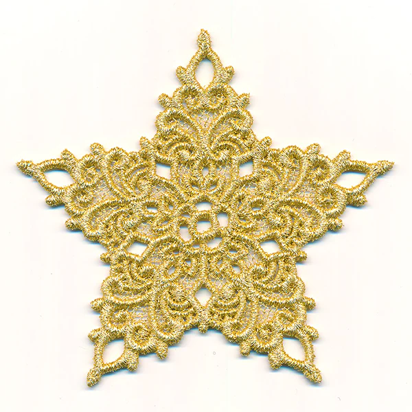 Shimmering Star Gift Topper (Lace) - Image 13