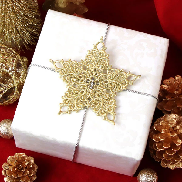 Shimmering Star Gift Topper (Lace) - Image 14