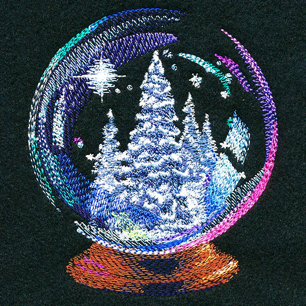 Shining Winter Forest Snow Globe - Image 4