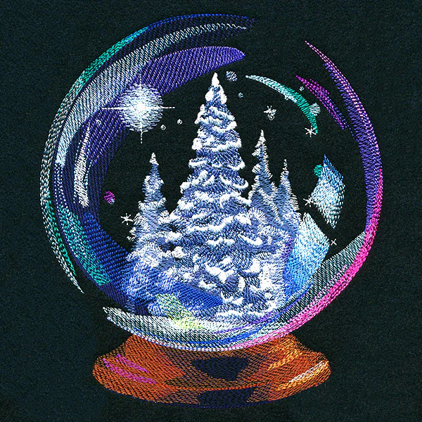 Shining Winter Forest Snow Globe - Image 5