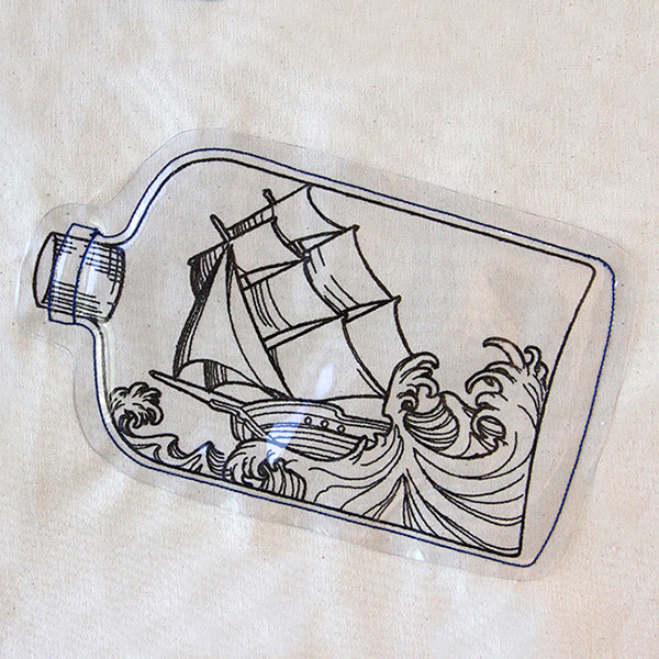 Ship in a Bottle (Vinyl Applique) - Image 5