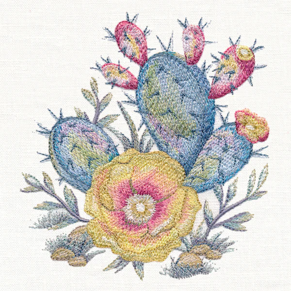 Silvered Sunrise Cactus Blossom - Image 3