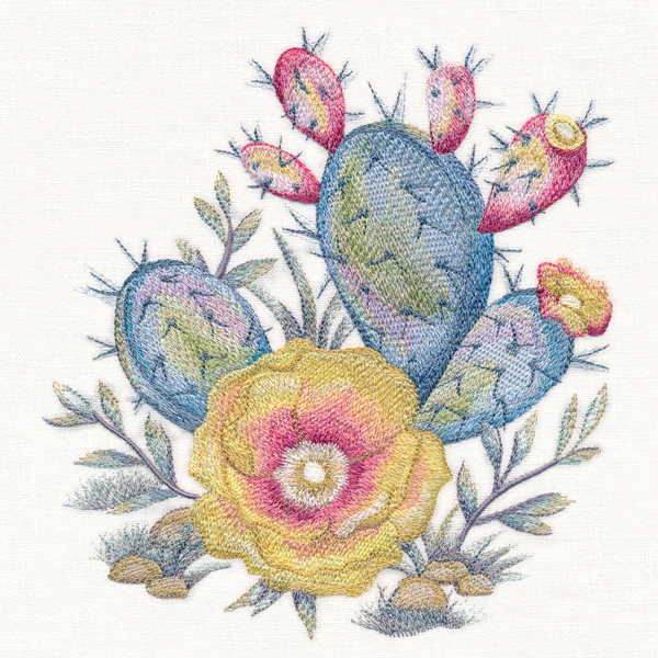 Silvered Sunrise Cactus Blossom - Image 4