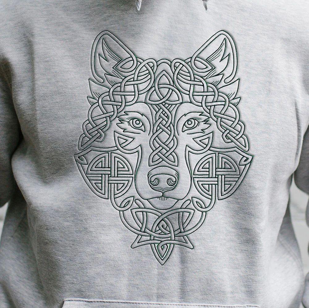 Simple Celtic Knotwork Wolf (Quilting) - Image 8