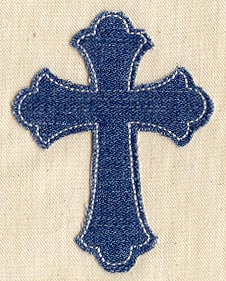 Simple Cross (Applique) - Image 2