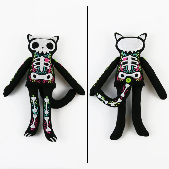 Skelekitty Doll (In-the-Hoop) - Image 4