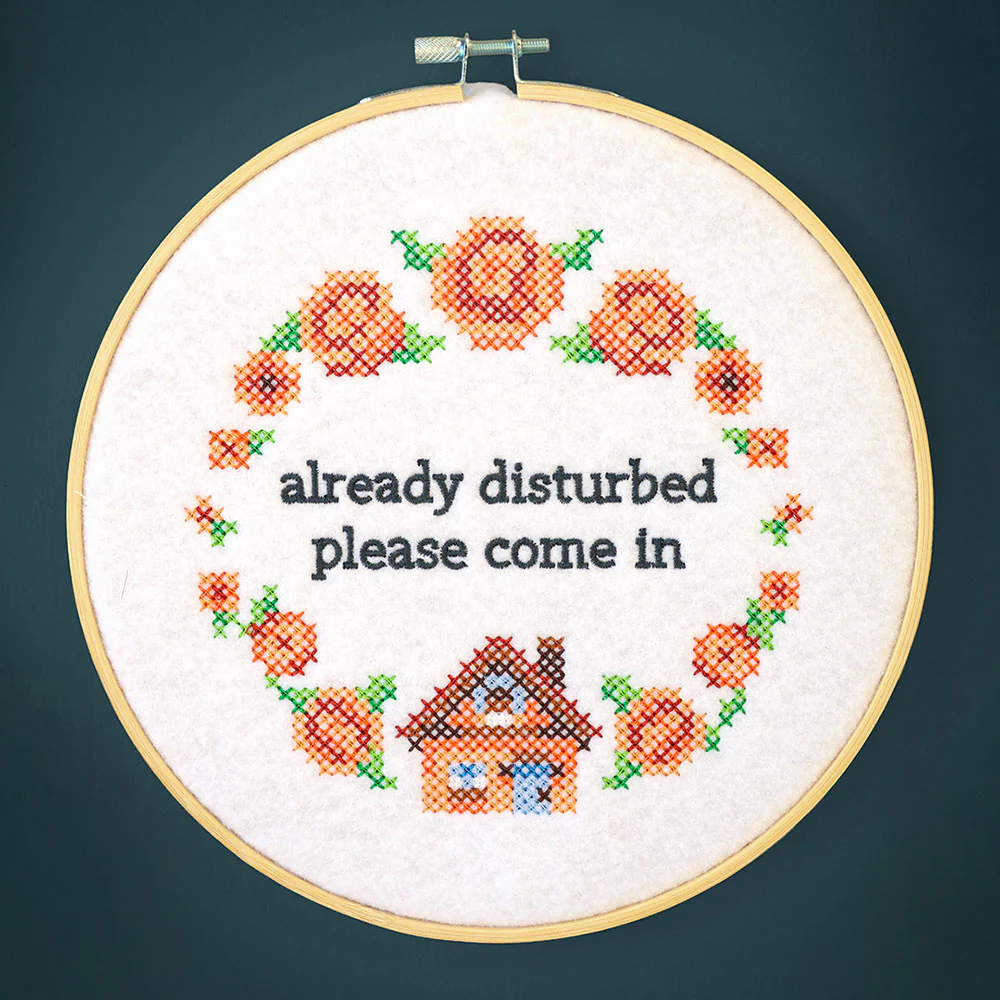 Snarky Samplers - Already Disturbed (Cross Stitch) - Image 3