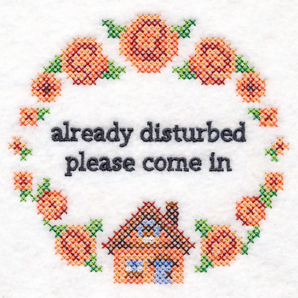 Snarky Samplers - Already Disturbed (Cross Stitch) - Image 4