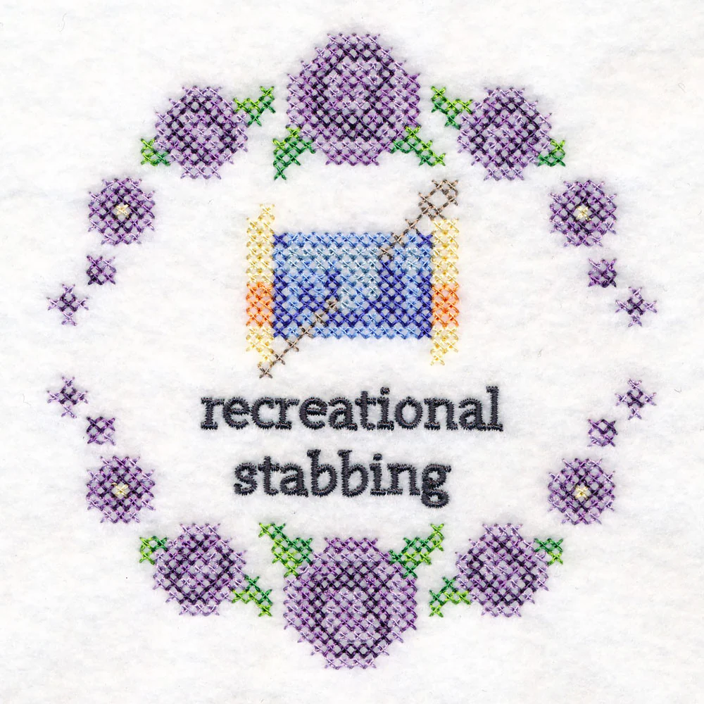 Snarky Samplers - Recreational Stabbing (Cross Stitch) - Image 4
