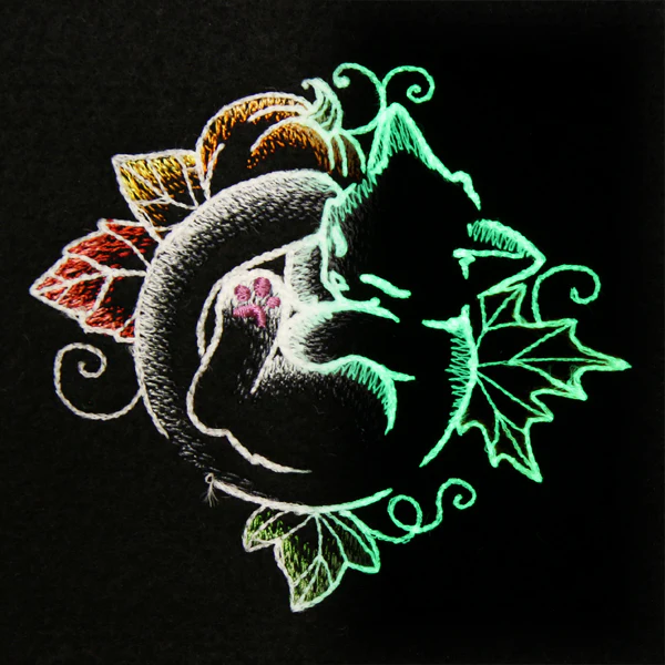 Snoozy Autumn Glow Cat - Image 10