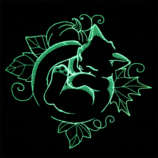 Snoozy Autumn Glow Cat - Image 15