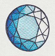 Snow Queen - Round Gem