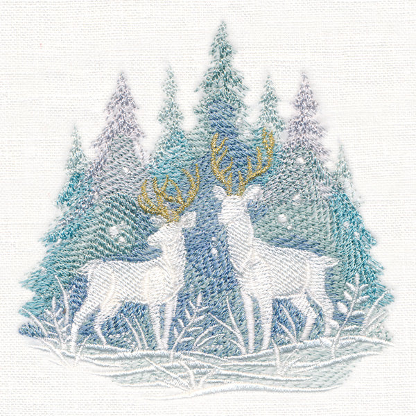 Snowfall Stillness Deer - Image 5